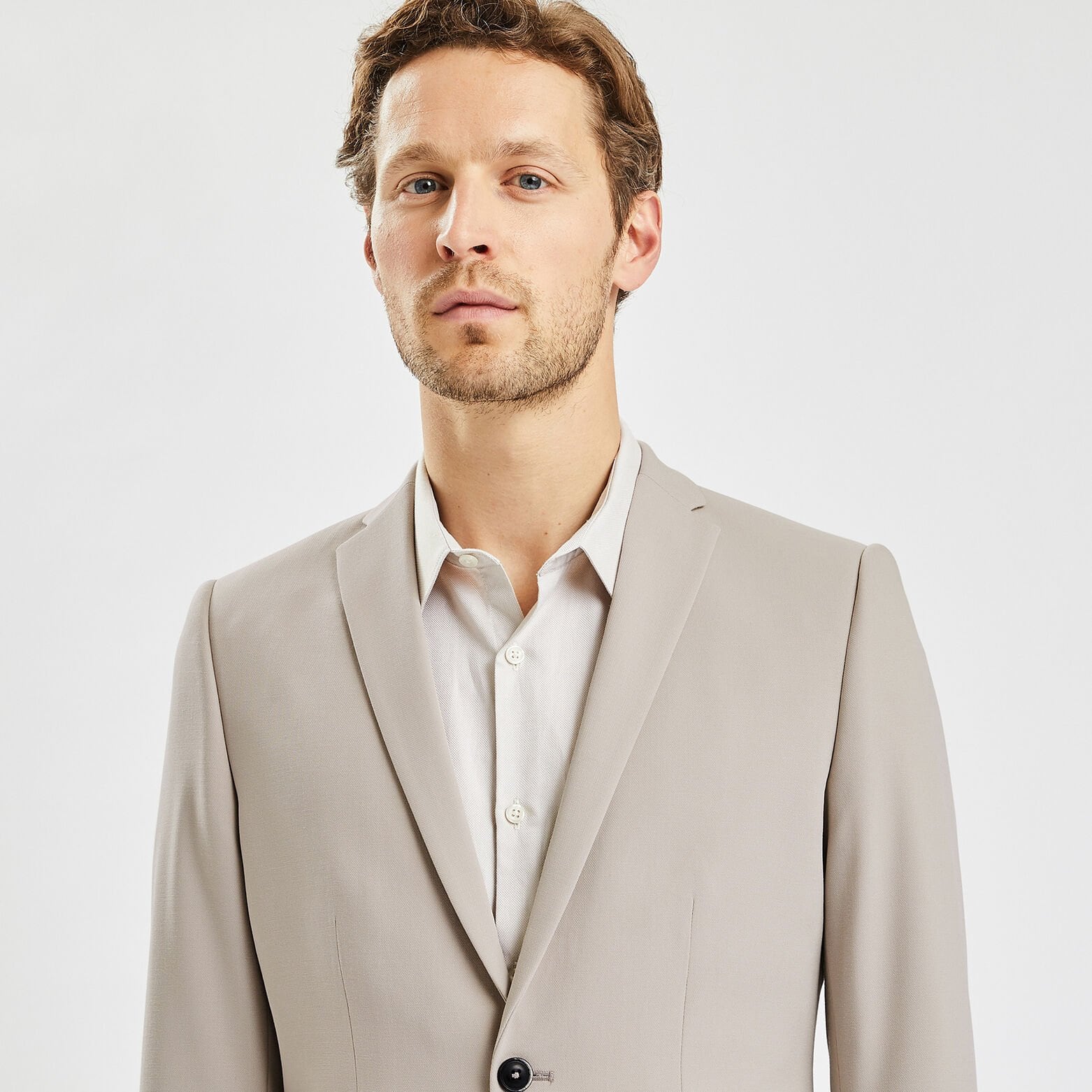 Veste de costume extra-slim bistretch Beige