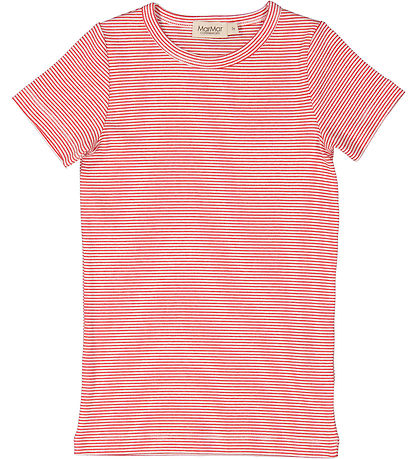 MarMar T-Shirt - Rib - Modal - Tago - Rot Stripe