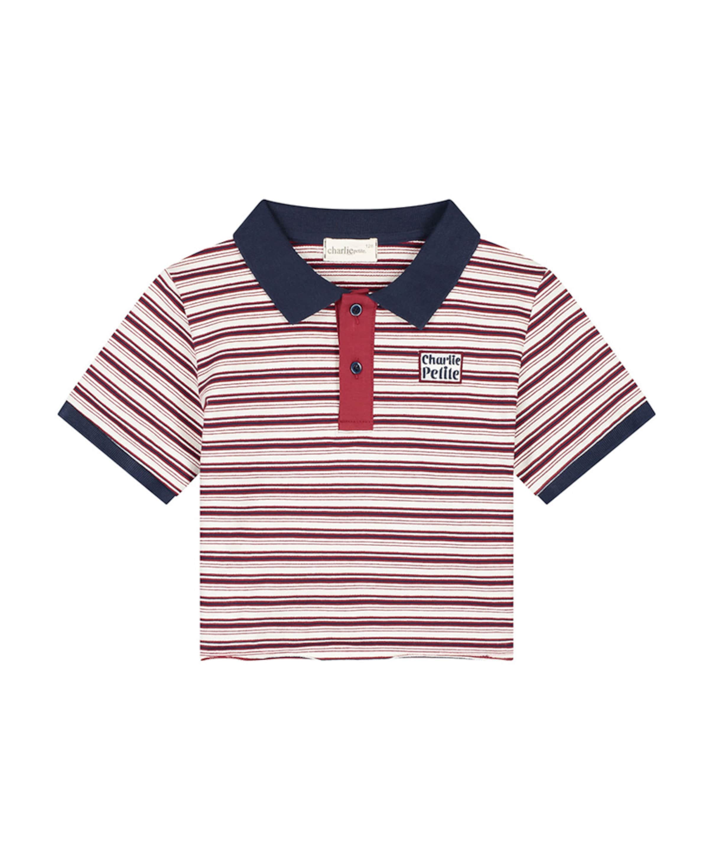Charlie Petite Meisjes polo ecru
