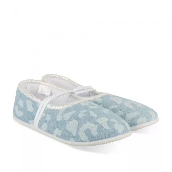 Chaussons BLEU LOVELY SKULL