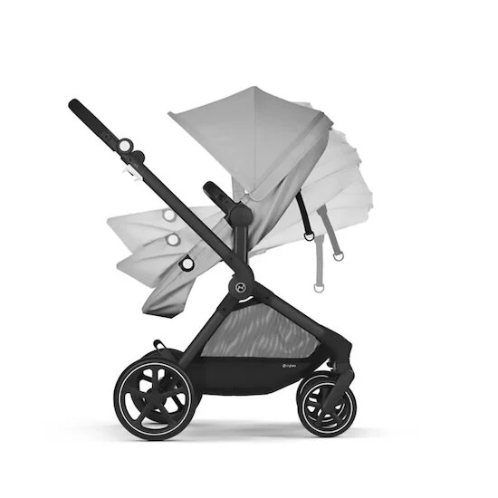 Poussette Trio EOS : Poussette 2-en-1 EOS + Aton B2 i-Size + Adaptateurs   Stone Grey        de               CYBEX