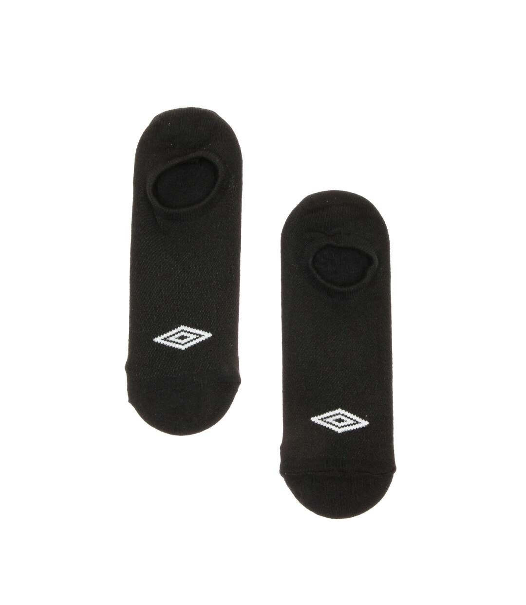 X2 Paires de Chaussettes Mixte Noir Umbro UMG