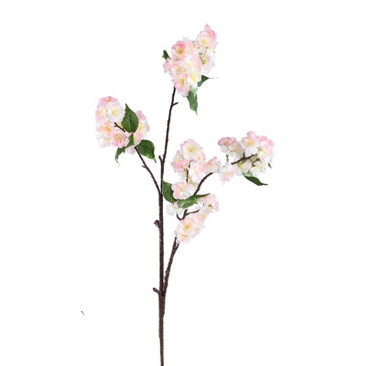 Ptmd fleur artificielle bloesem - 54x39x100 cm - plastique - rouge