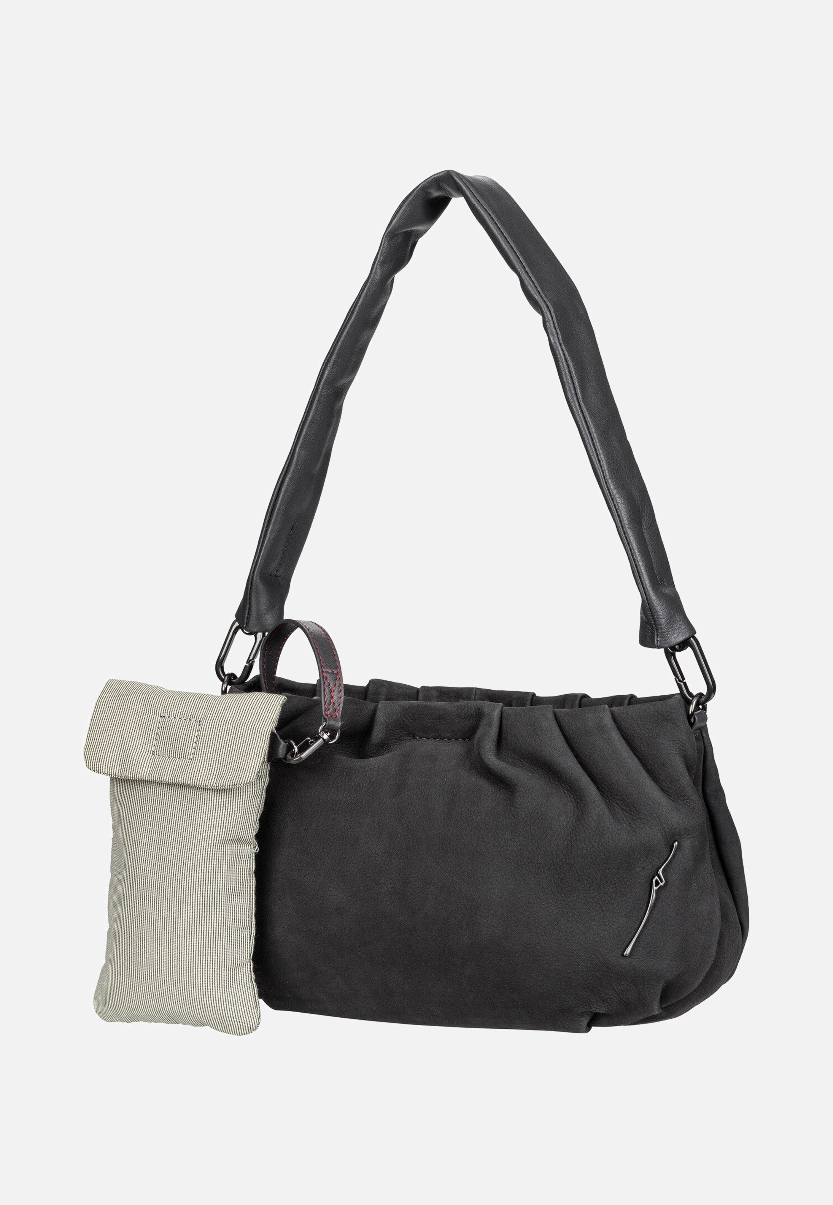 Pearl Blue Graphite - Hobo Bag