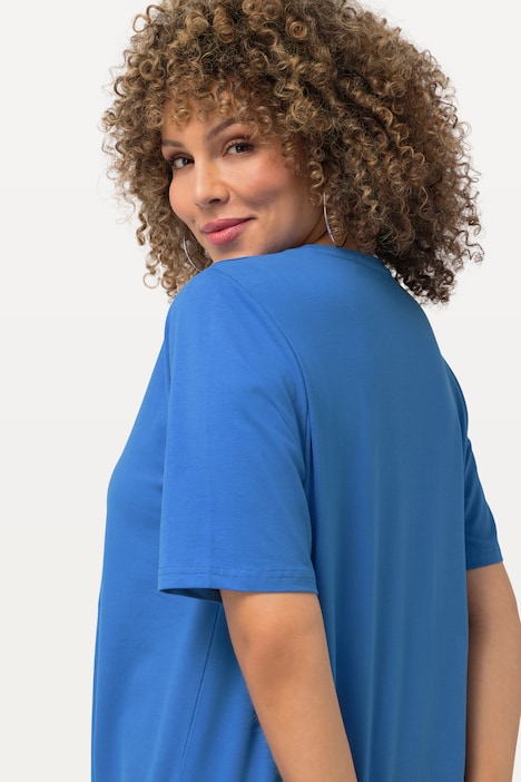 T-Shirt, A-Linie, V-Ausschnitt, Halbarm