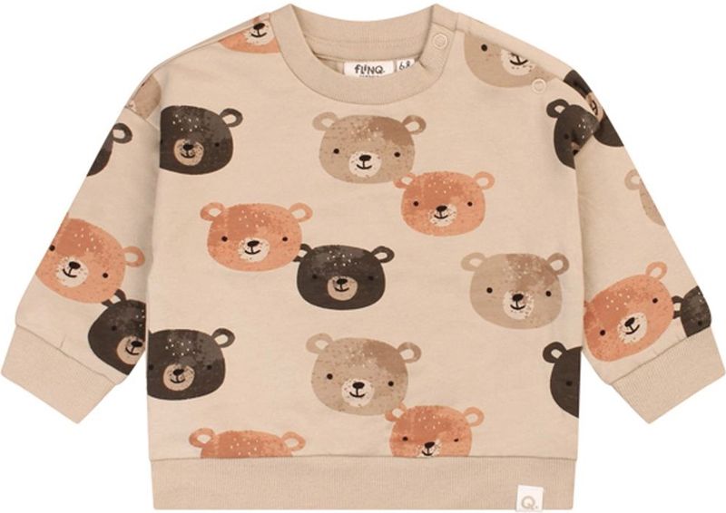 Flinq jongens sweater - Zand