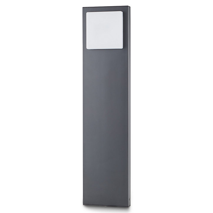 Potelet LED Blooma Lutak noir H.77 cm IP44