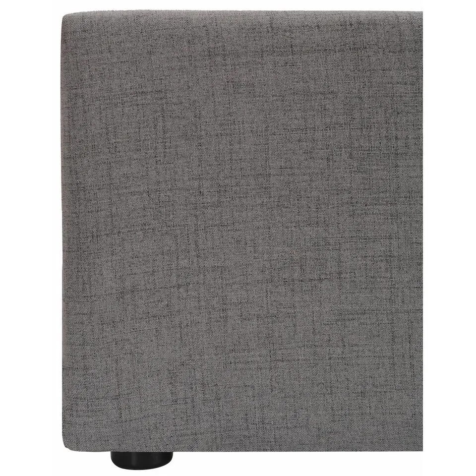 Hamar - Bed 100x200 cm in grijze stof