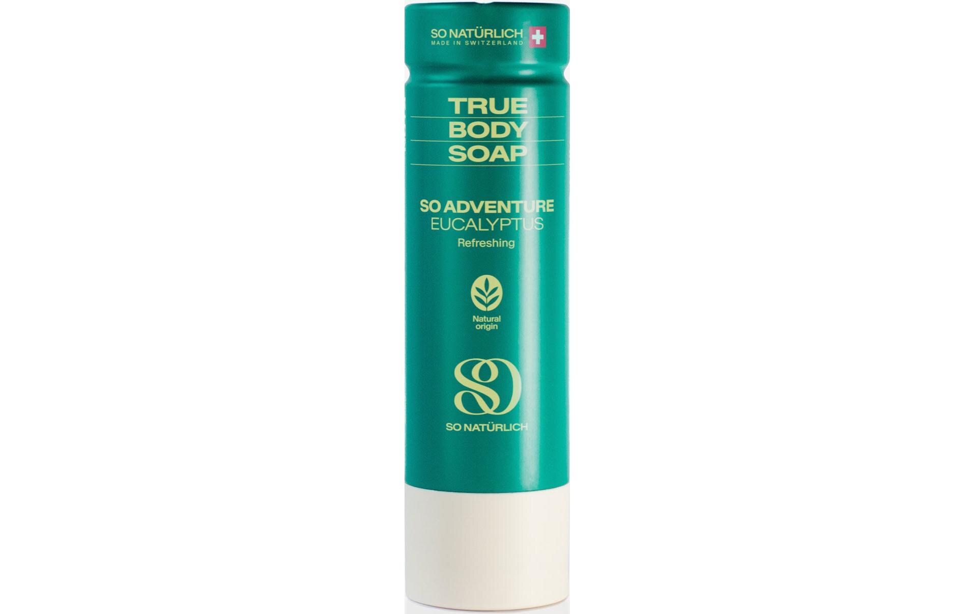 True Body Soap SO Adventure Eucalyptus 200 mlNatürliches Duschgel aus natürlichen Ölen