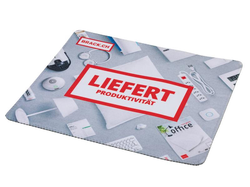 BRACK.CH Bedruckte Mausmatte BRACK.CH LIEFERT Silber Mousepad