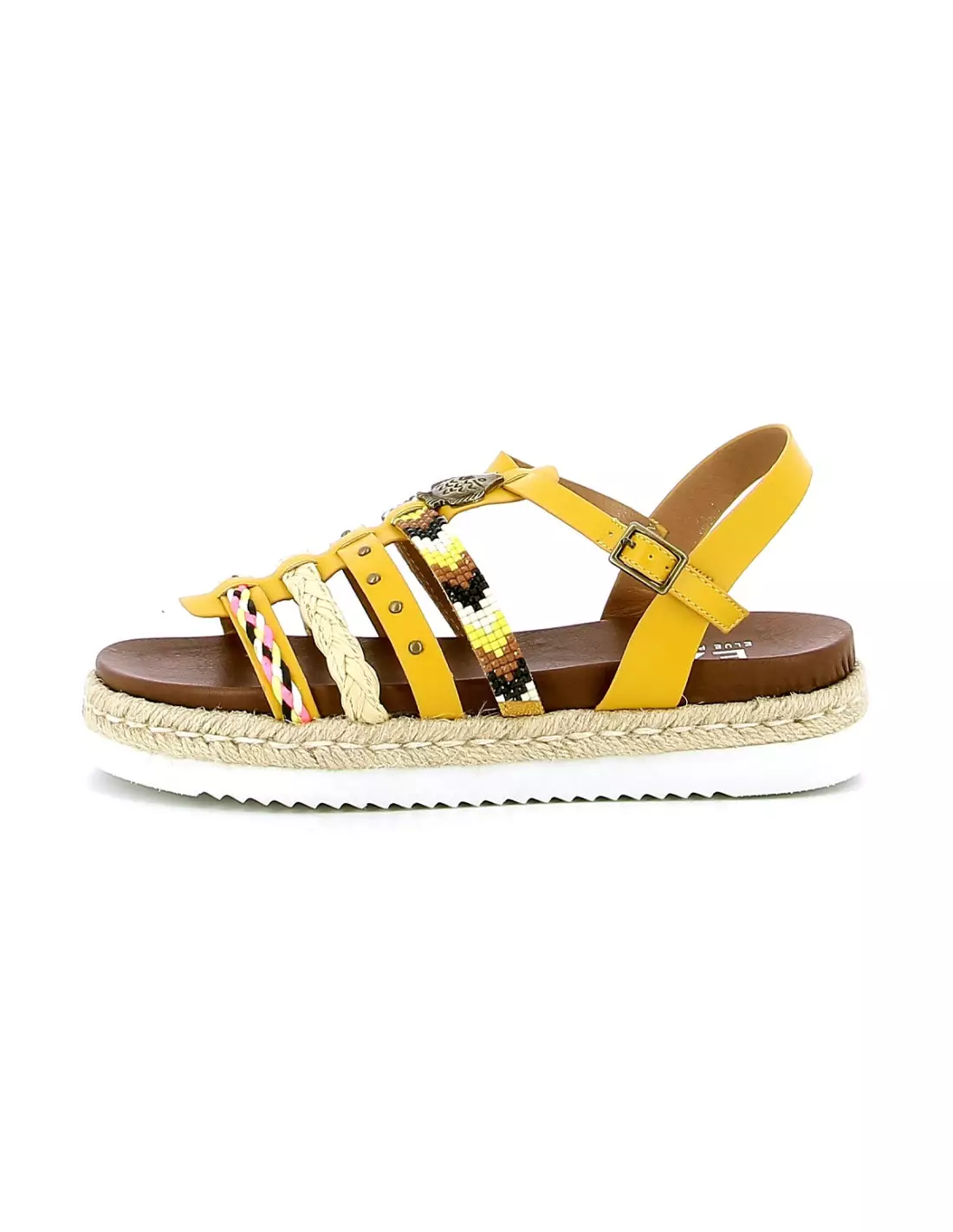 ELUE PAR NOUS PRINCE - Sandales & nu-pieds Jaune