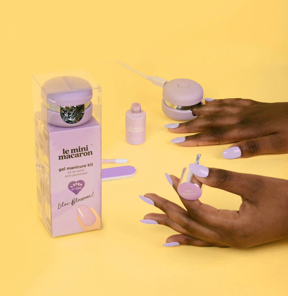 Le Mini Macaron  Gel Manicure Kit - Lilac Blossom
