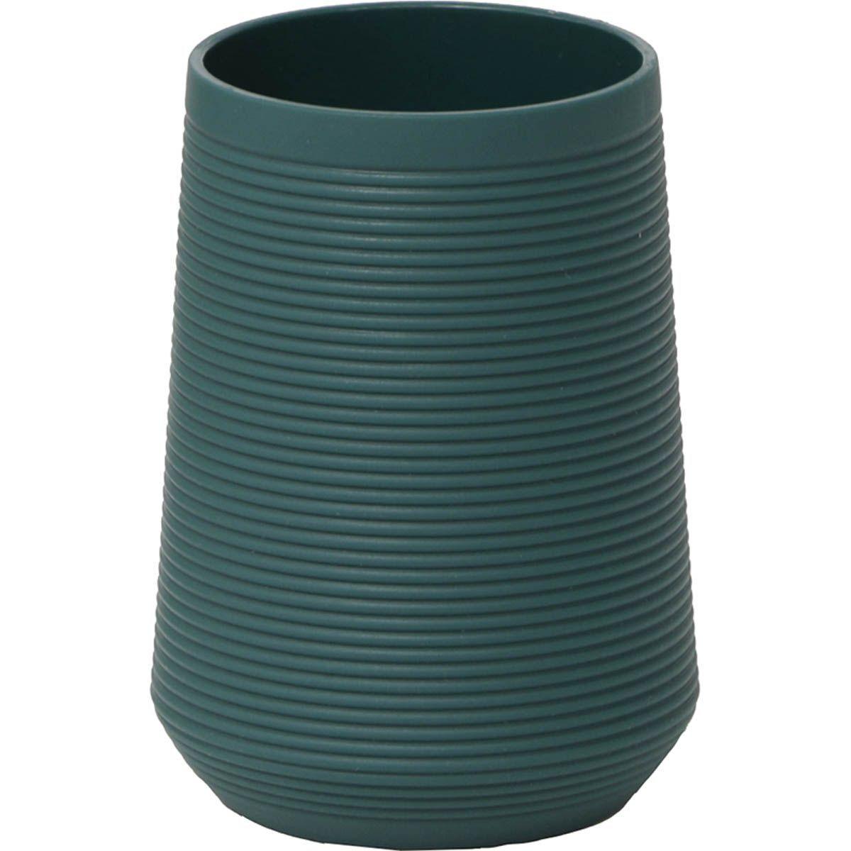 GOBELET STRIE ABS ET RUBBER 0.270L VERT FONCE
