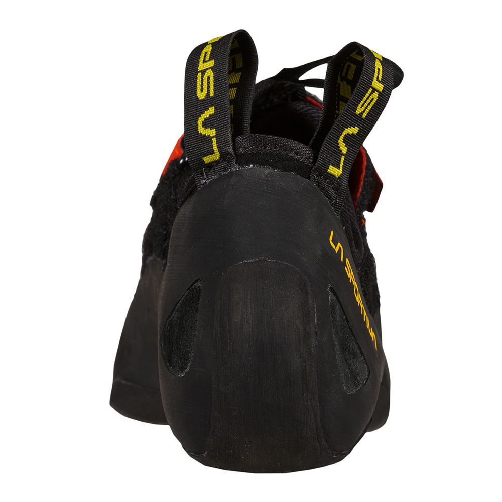La Sportiva TARANTULA - Chaussons escalade Homme black/poppy