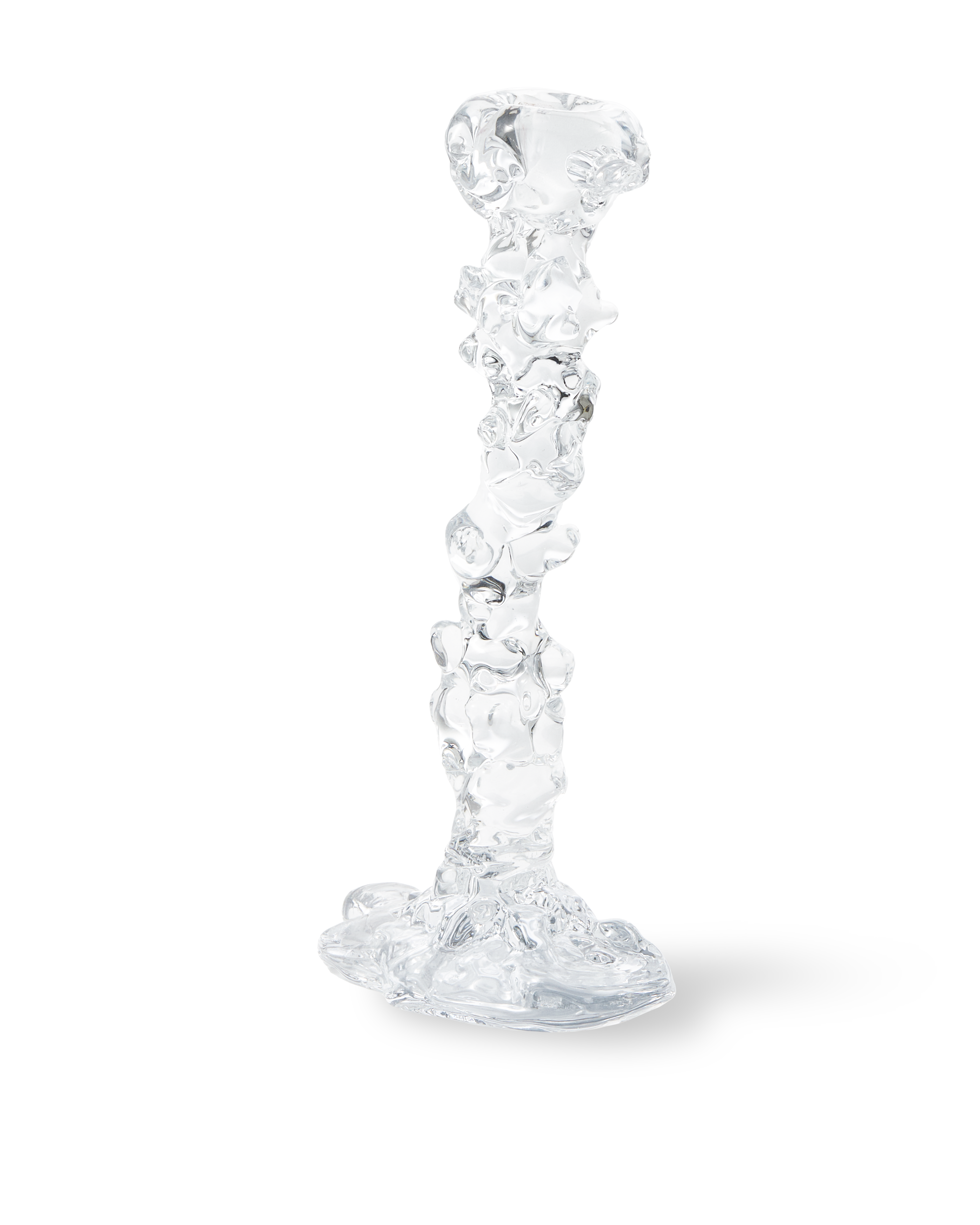 POLSPOTTEN  Drip lysestage, L - glas
