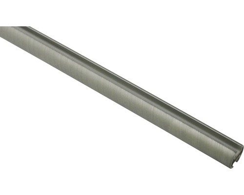 Gordijnroede met binnenrail II Kira zilver 160 cm Ø 19 mm