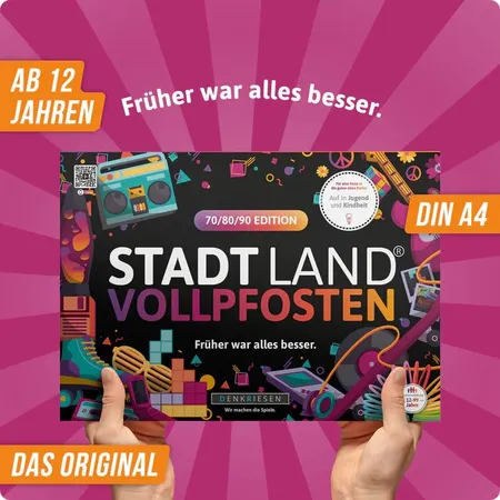 Denkriesen Stadt Land Vollpfosten - 70/80/90 Edition 