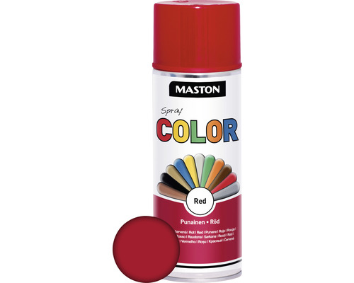 Maston Color glanzende rode spuitverf 400 ml