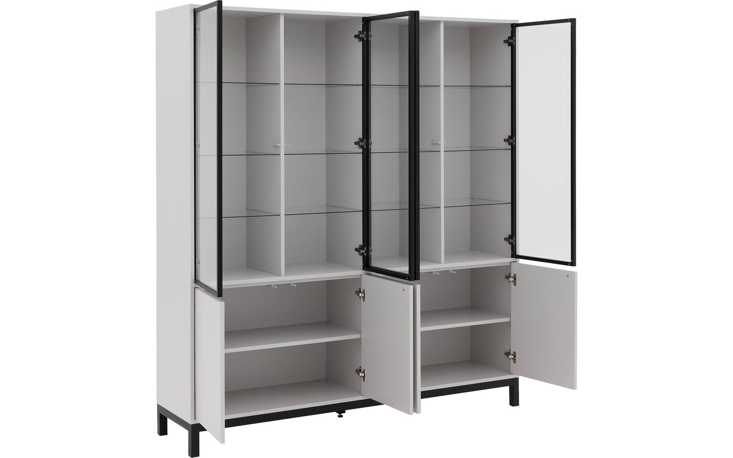 Goossens vitrinekast Valencia in melamine