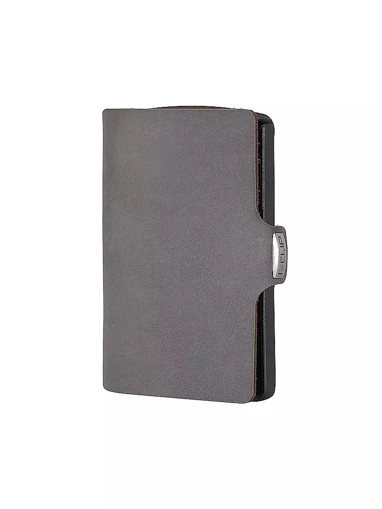 I-CLIP Kartenetui SOFT TOUCH grau