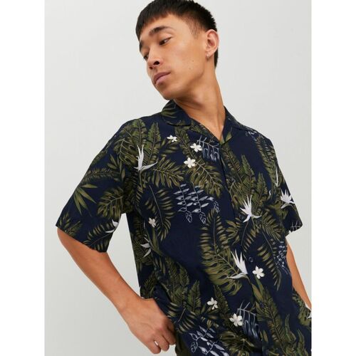 Jack & Jones - 12202240 BLATROPIC-PERFECT NAVY Azul