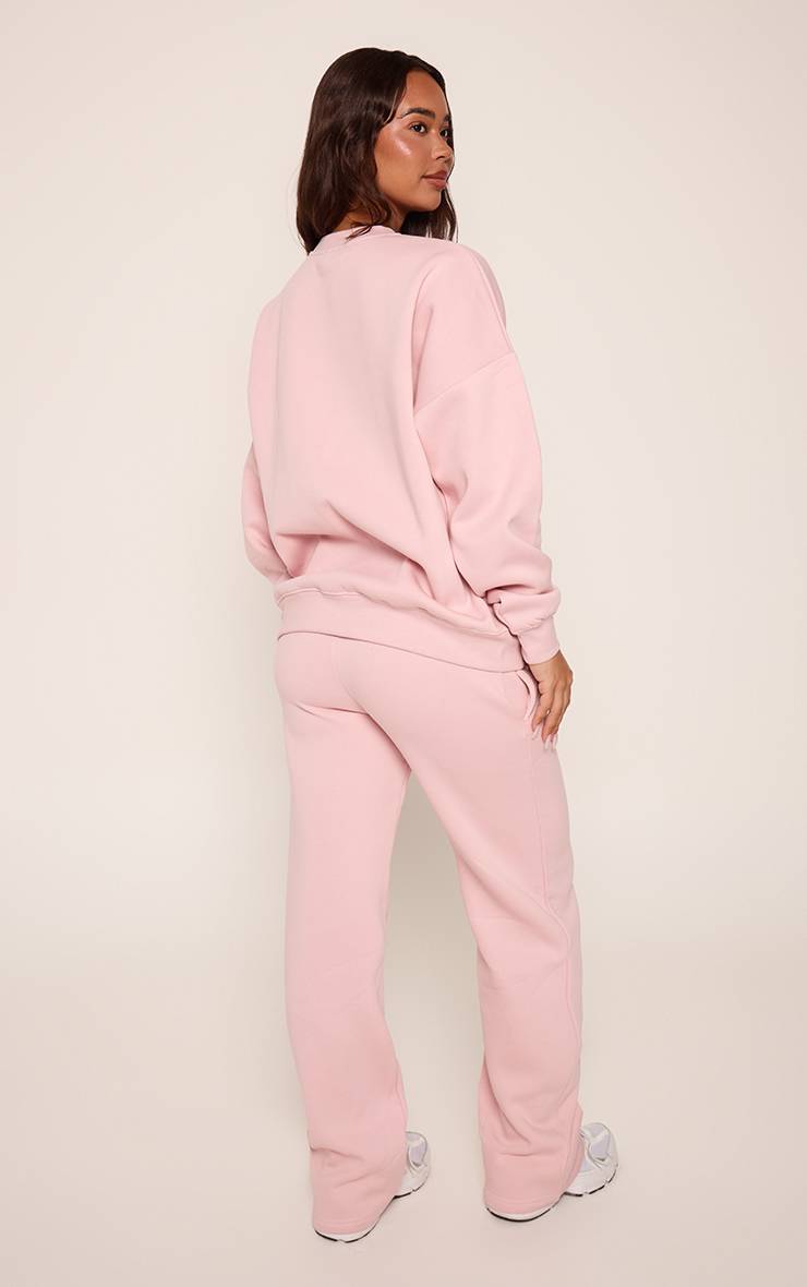 Rose Ensemble De Survêtement Sweat Oversize