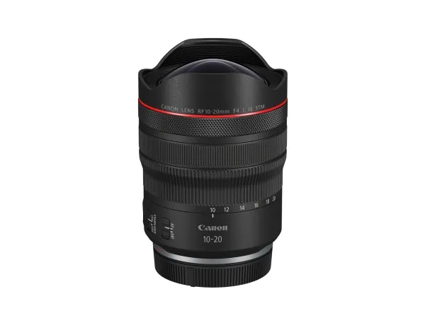 Canon RF 10-20mm F4 L IS STM, Bred zoomlinse, 16/12, 10 - 20 mm, Billedstabilisator, Canon RF, Autofokus