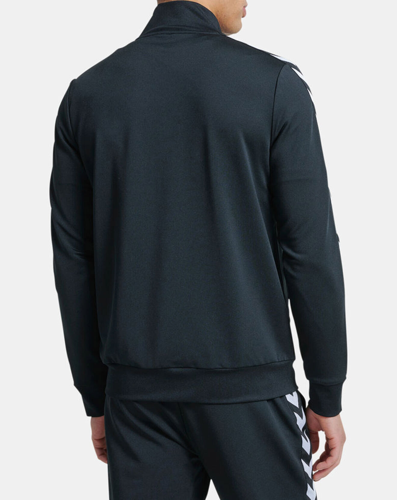 Hummel Veste zippée à bande chevron noire