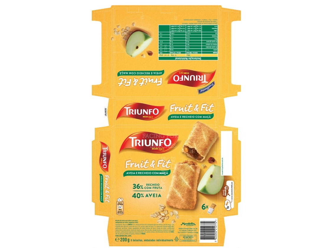 BOLACHAS TRIUNFO MAÇÃ 200G