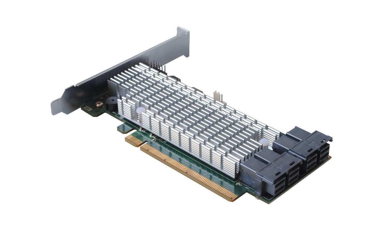 RAID-Controller SSD7120 für 4xU.2 SSDs, nicht bootfähig<br>HighPoint SSD7120 NVMe RAID Controller