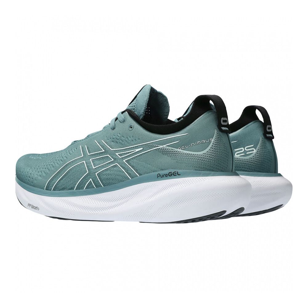 Asics GEL-NIMBUS 25 - Chaussures running Homme foggy teal/pure aqua