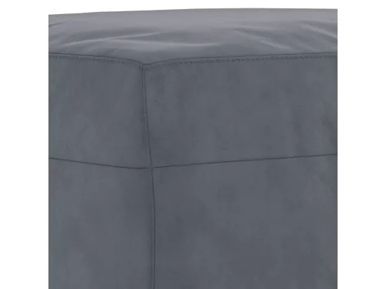 Repose-pied Gris foncé 70x55x41 cm Velours