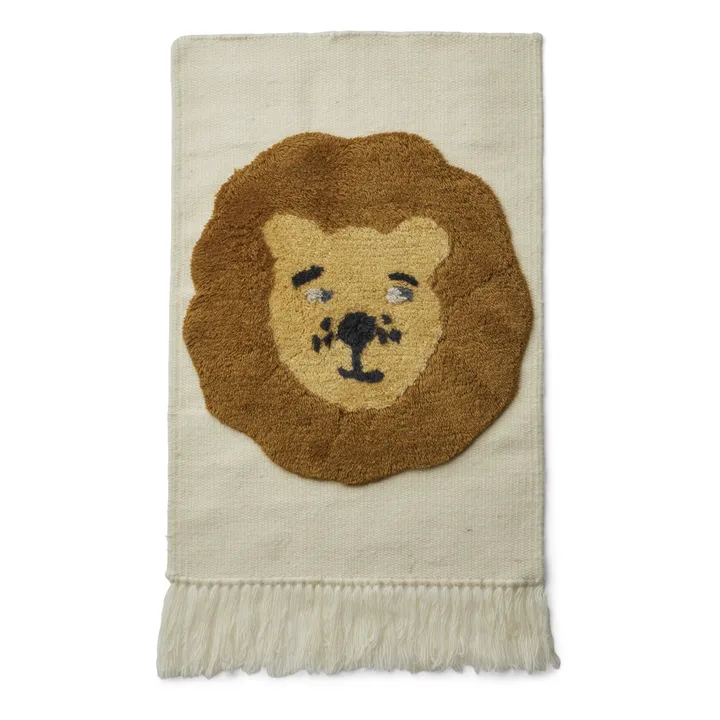 Liewood Tapis mural Gera en laine et coton | Caramel
