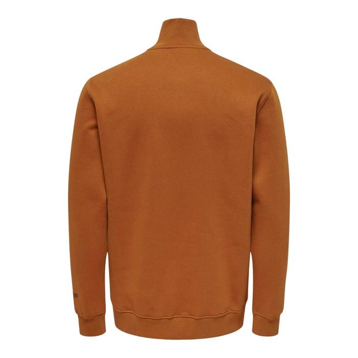 Only & Sons Riley 1/4 Zip High Neck Sweater Heren