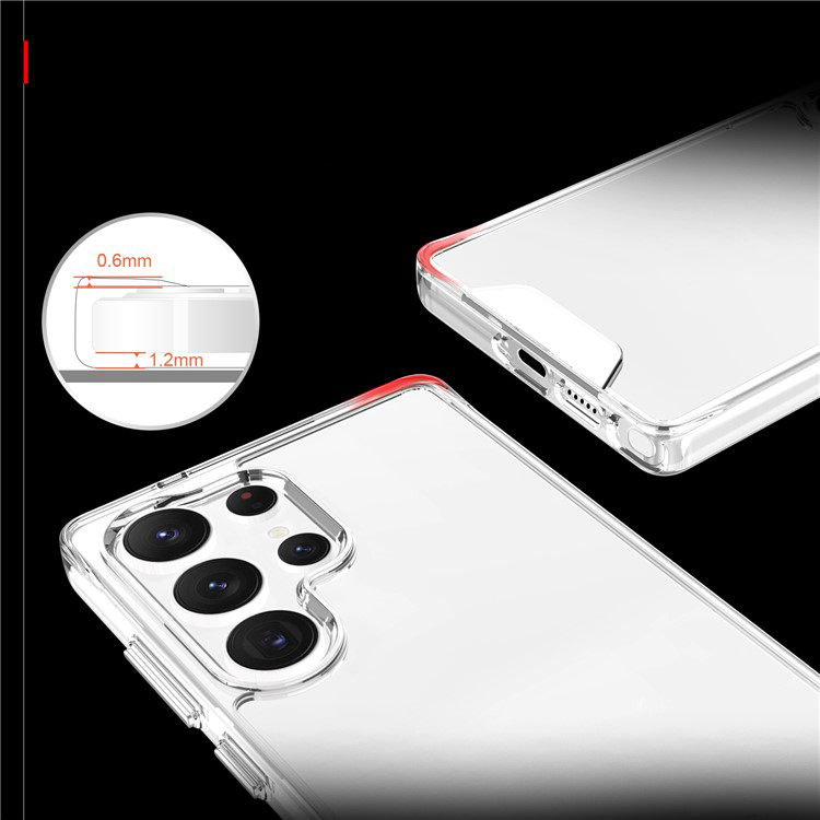 Samsung Galaxy S25  Plus Hybrid Hardcase Hülle TPU Bumper   Kunststoff Rückseite - Transparent