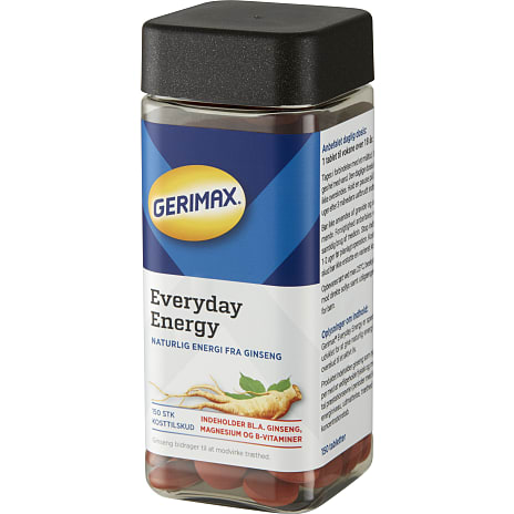 Ginseng, magnesium og B-vitaminer