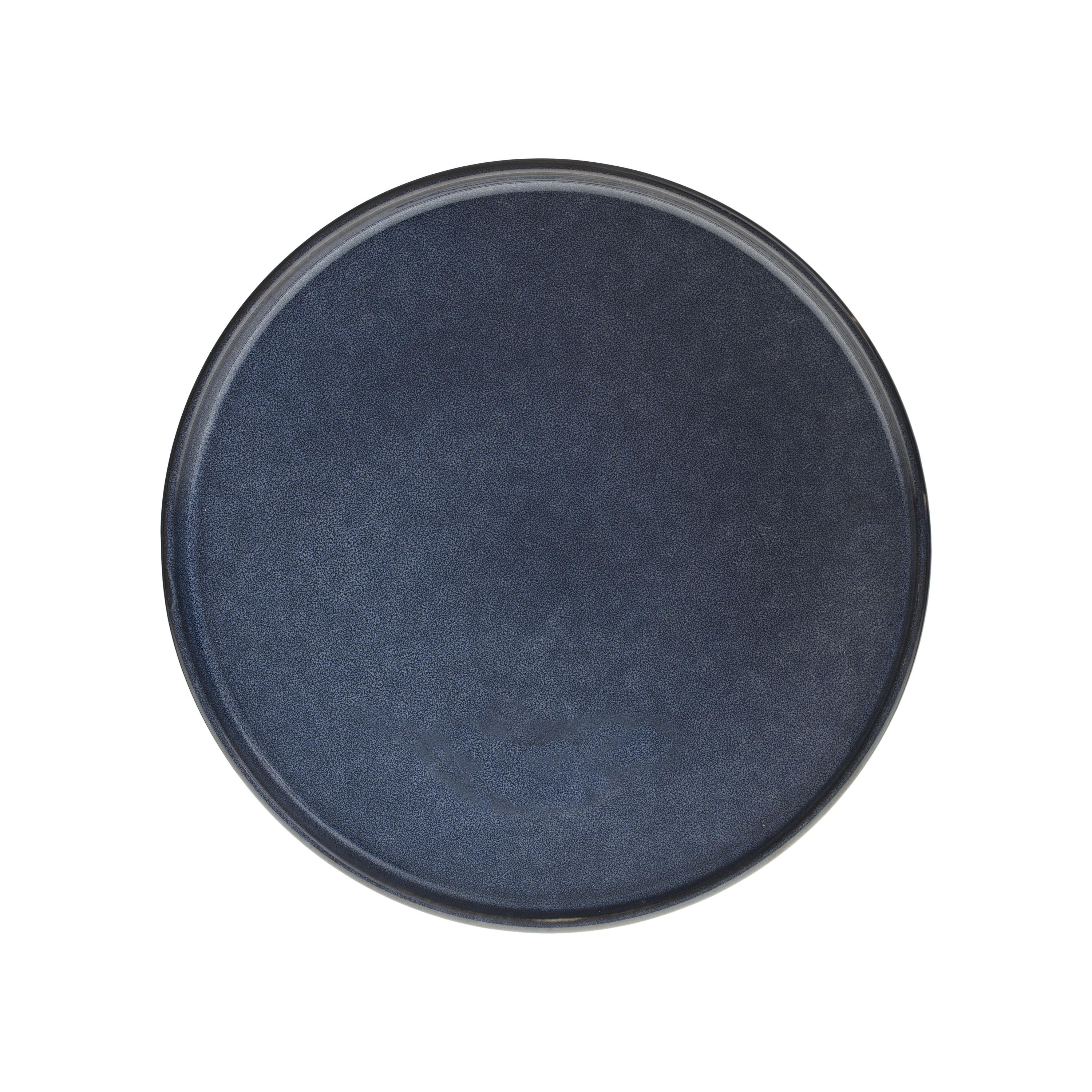 ASSIETTE DESSERT TERRE INCONNU BLEU 21CM