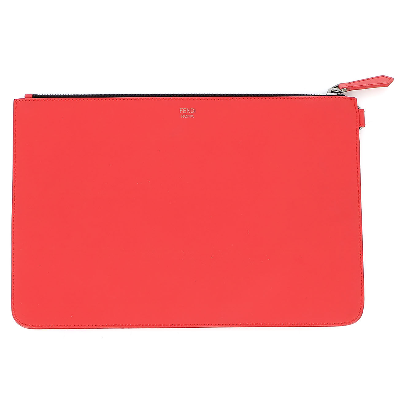 Fendi Pochette en Cuir rouge - Très bon état - 30x21 cm