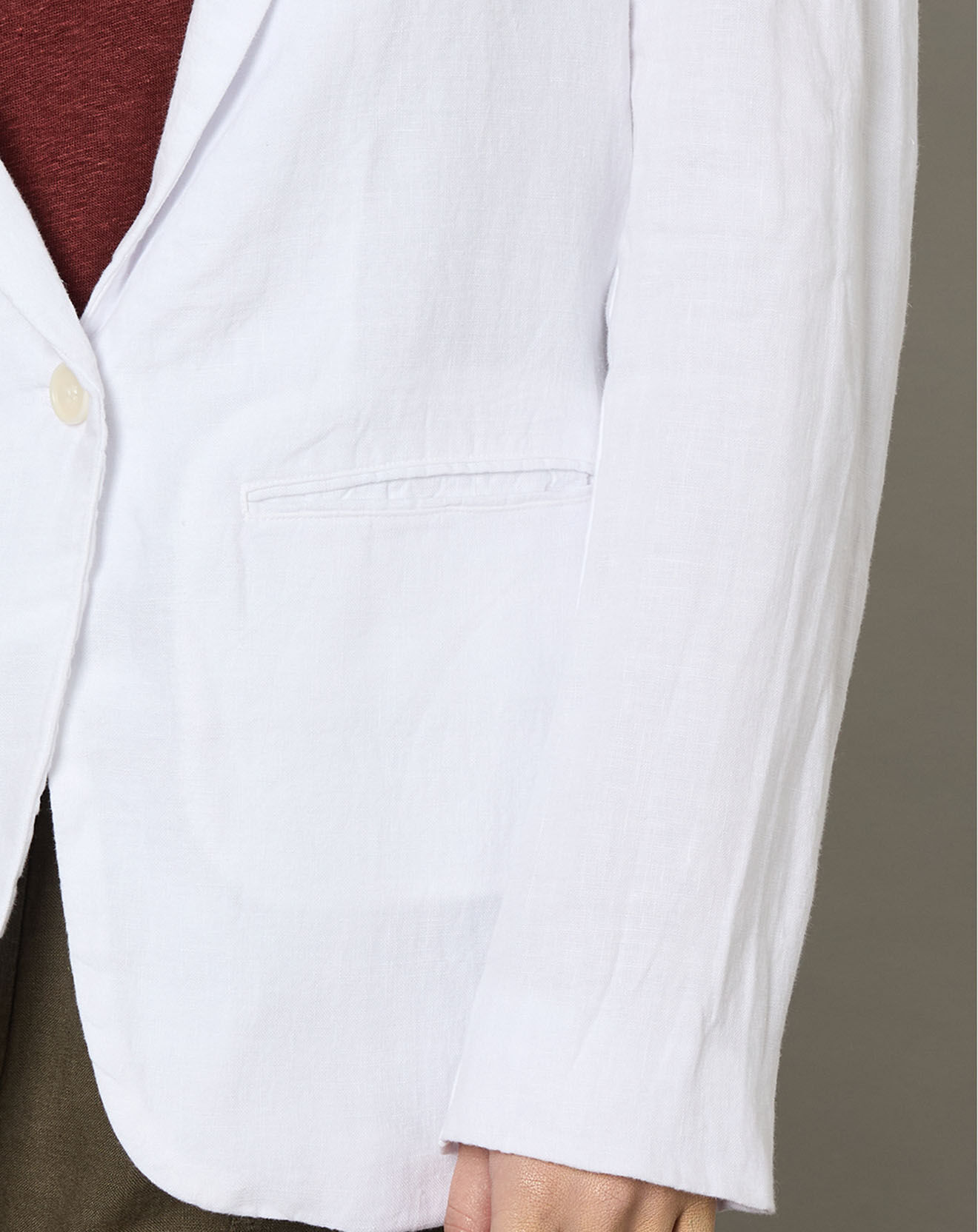 Hartford Veste 100% Lin Virna blanche