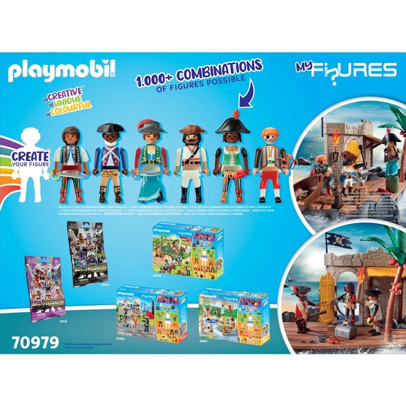 Ilot des pirates Playmobil My Figures 70979