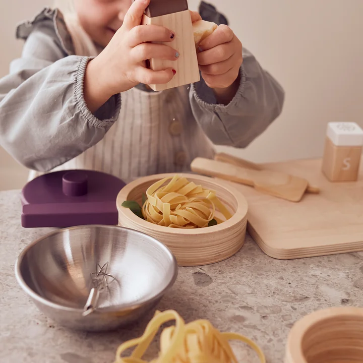 Kids Concept - Bistro Küchenutensilien Set, bunt (10er-Set)