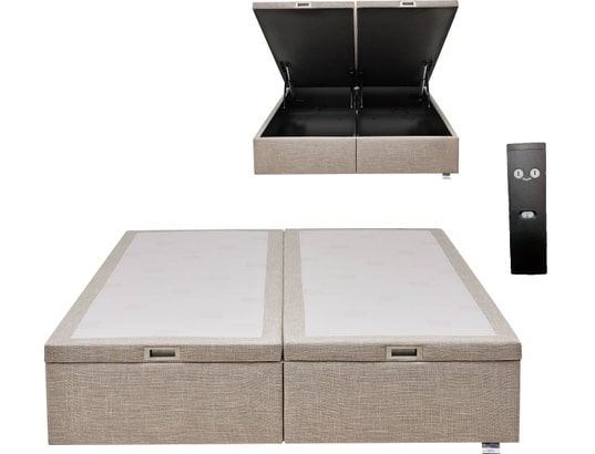 TEMPUR - Sommier 180 x 200 Premium Swift électrique 180x200 tissé grege D71