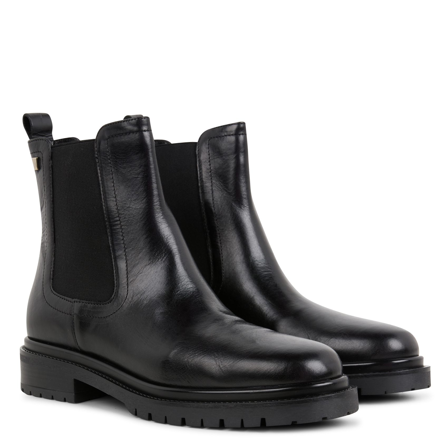 OTIS - Bottines crantées en cuir| Noir
