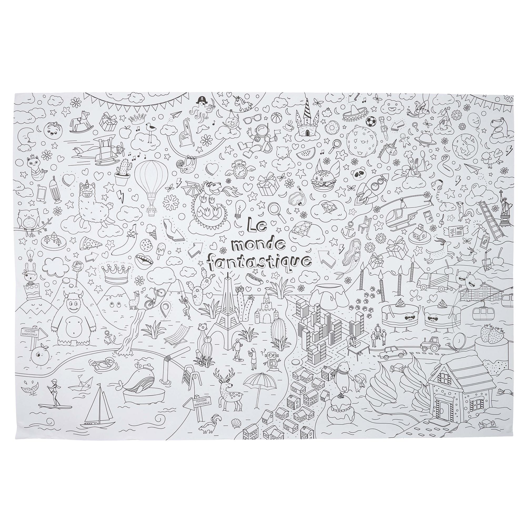 POSTER A COLORIER XXL 70X100CM