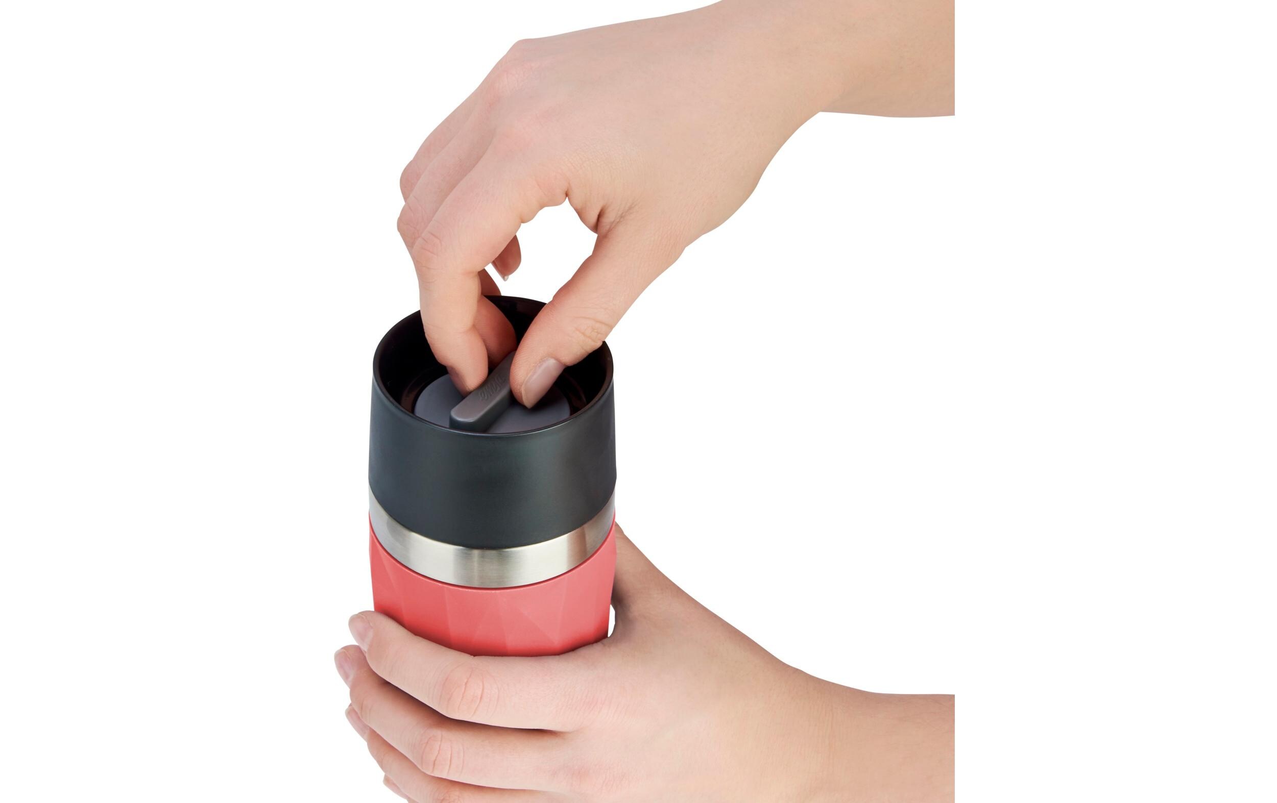 Thermobecher Compact 300 ml, RotReisebecher, Rot