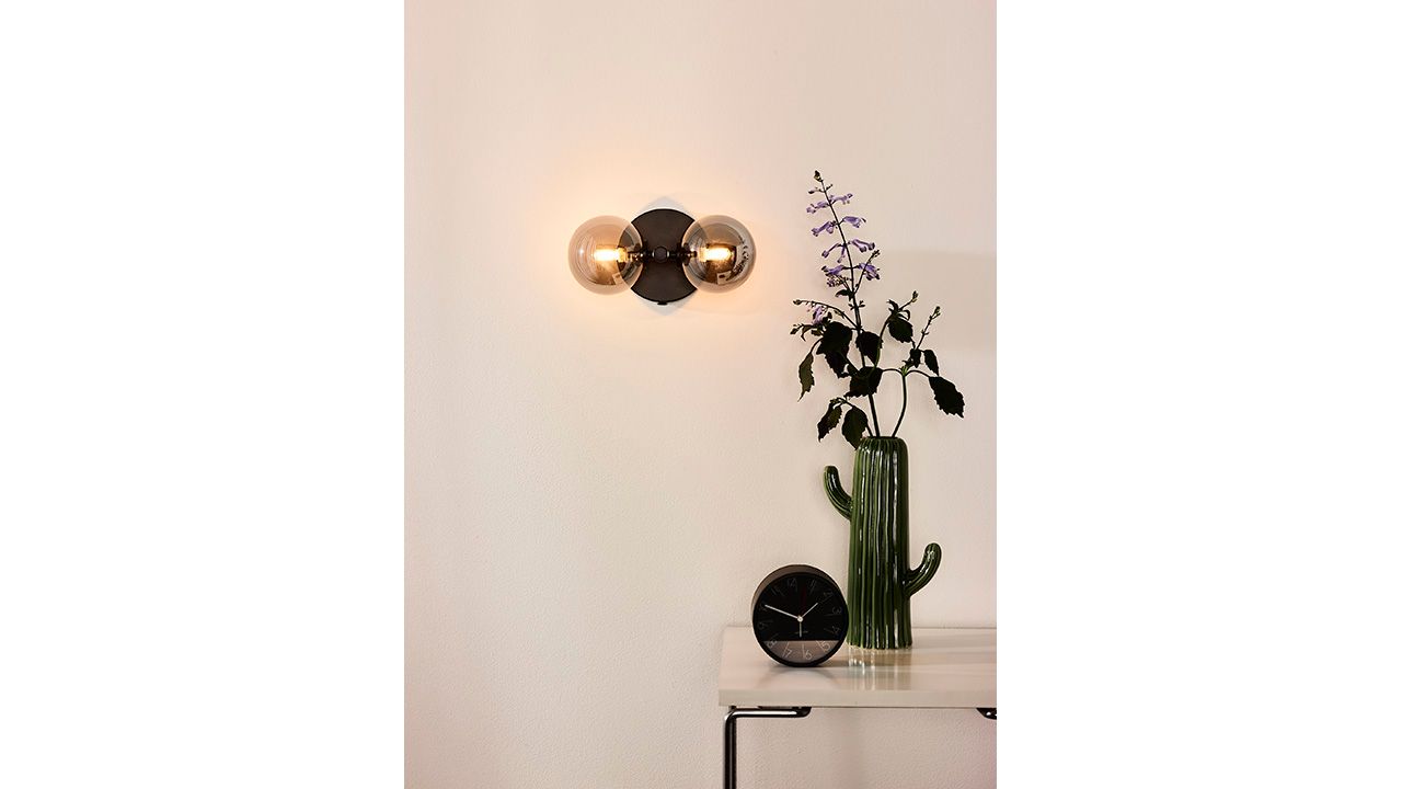 Wandlamp - zwart Tycho B12 x D12 cm