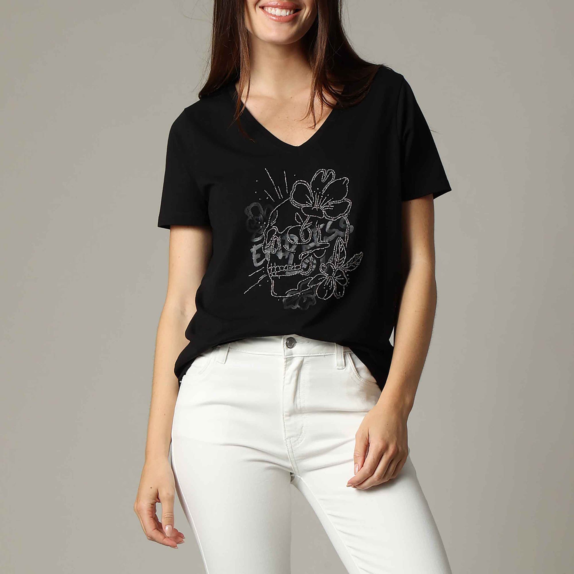 T-shirt Femme noir