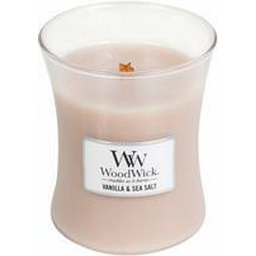 WoodWick Geurkaars Mini Vanilla & Sea Salt85 gr
