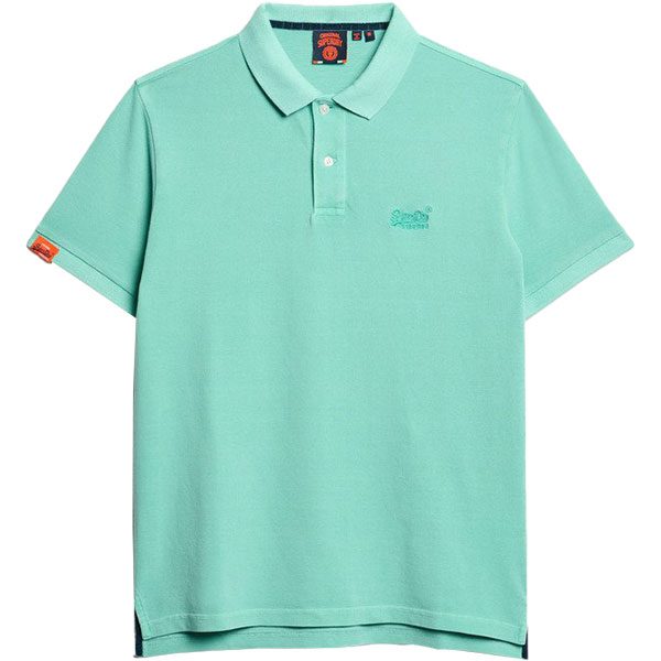 Superdry Vint Destroy Polo Shirt Herren spearmint light green