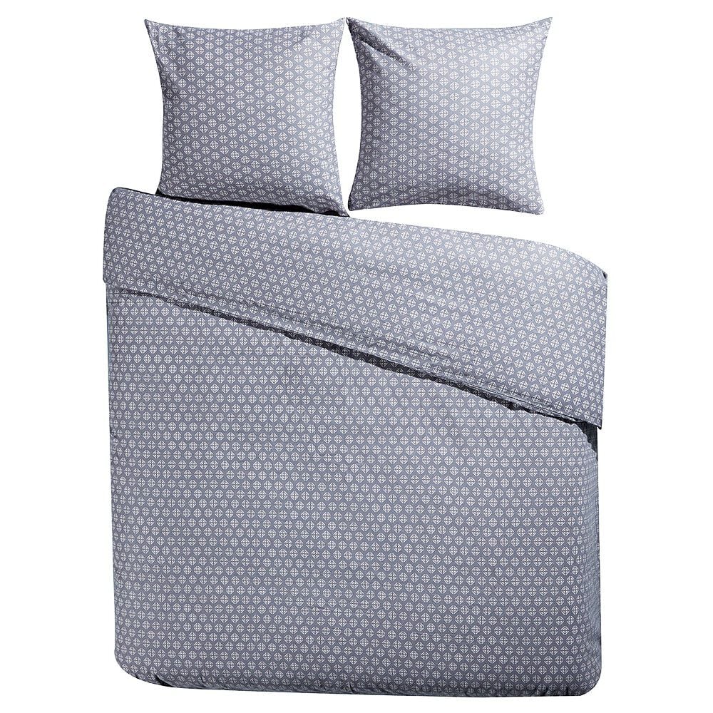 Parure de lit 2 places flanelle motif graphique